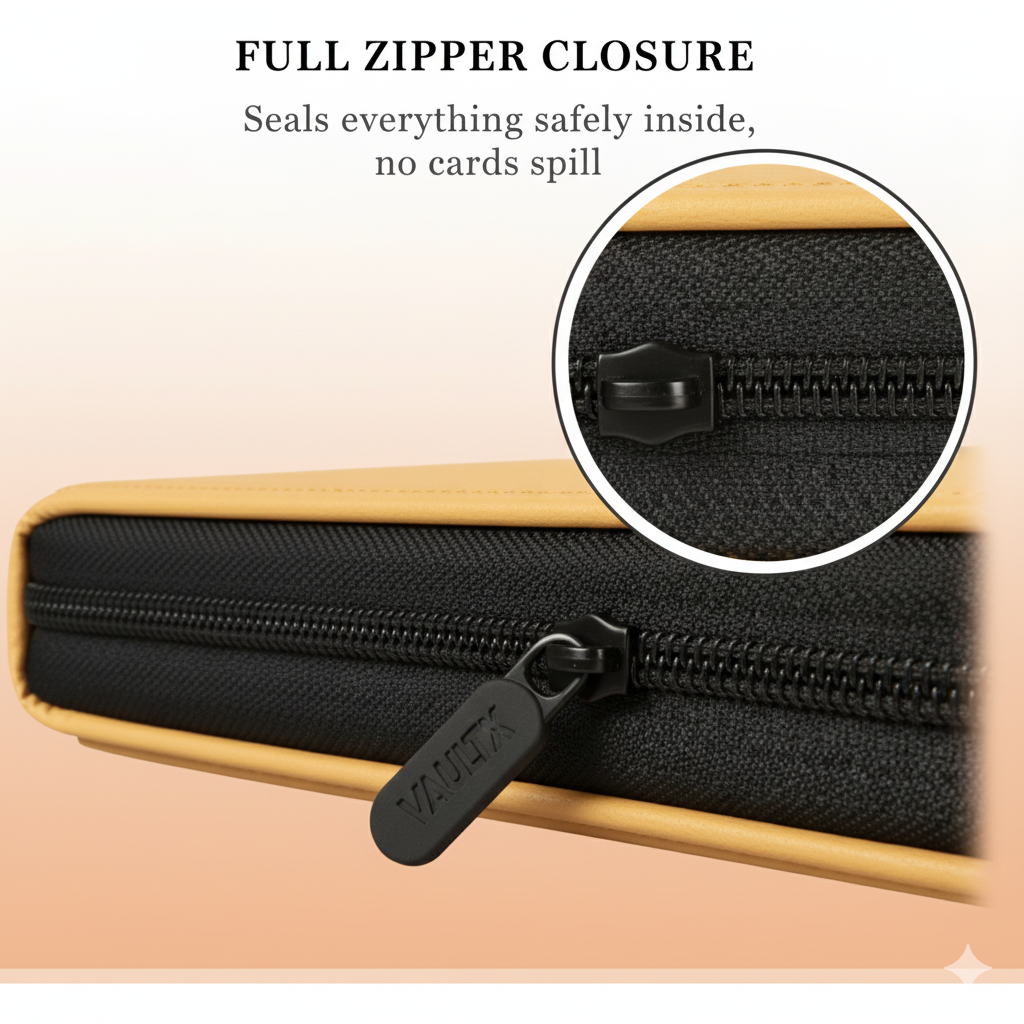 Binder Beast: 9 Pockets Card Binder with 50 Double-Sided pages about 900 Pockets Zip Album, PU Leather Waterproof Folder with Top-Loading for TCG Cards, Kids & Collectors