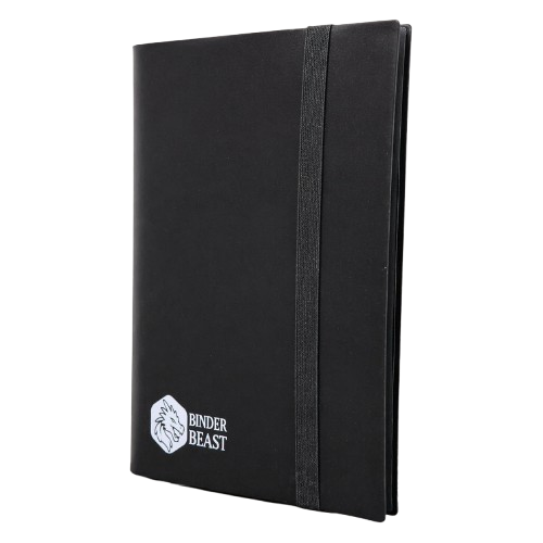 Binder Beast Black - Premium 9 Pocket Trading Card Binder with Zip Closure